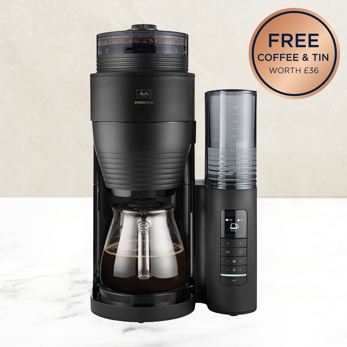 Melitta AromaFresh II Grind &amp; Brew Filter Coffee Machine