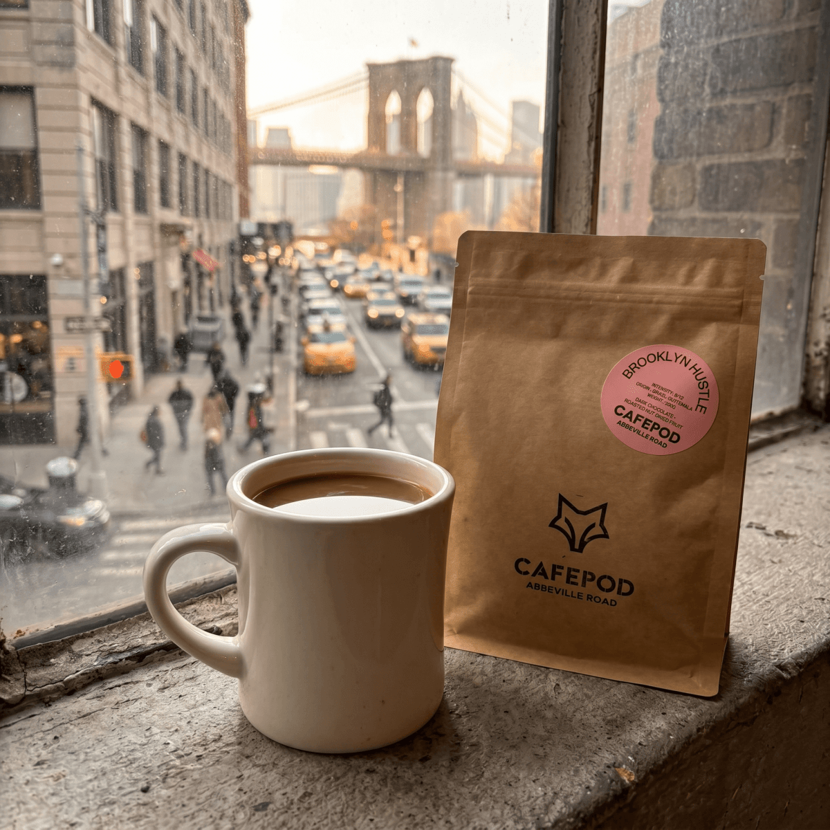Brooklyn Hustle - Whole Bean - CafePod