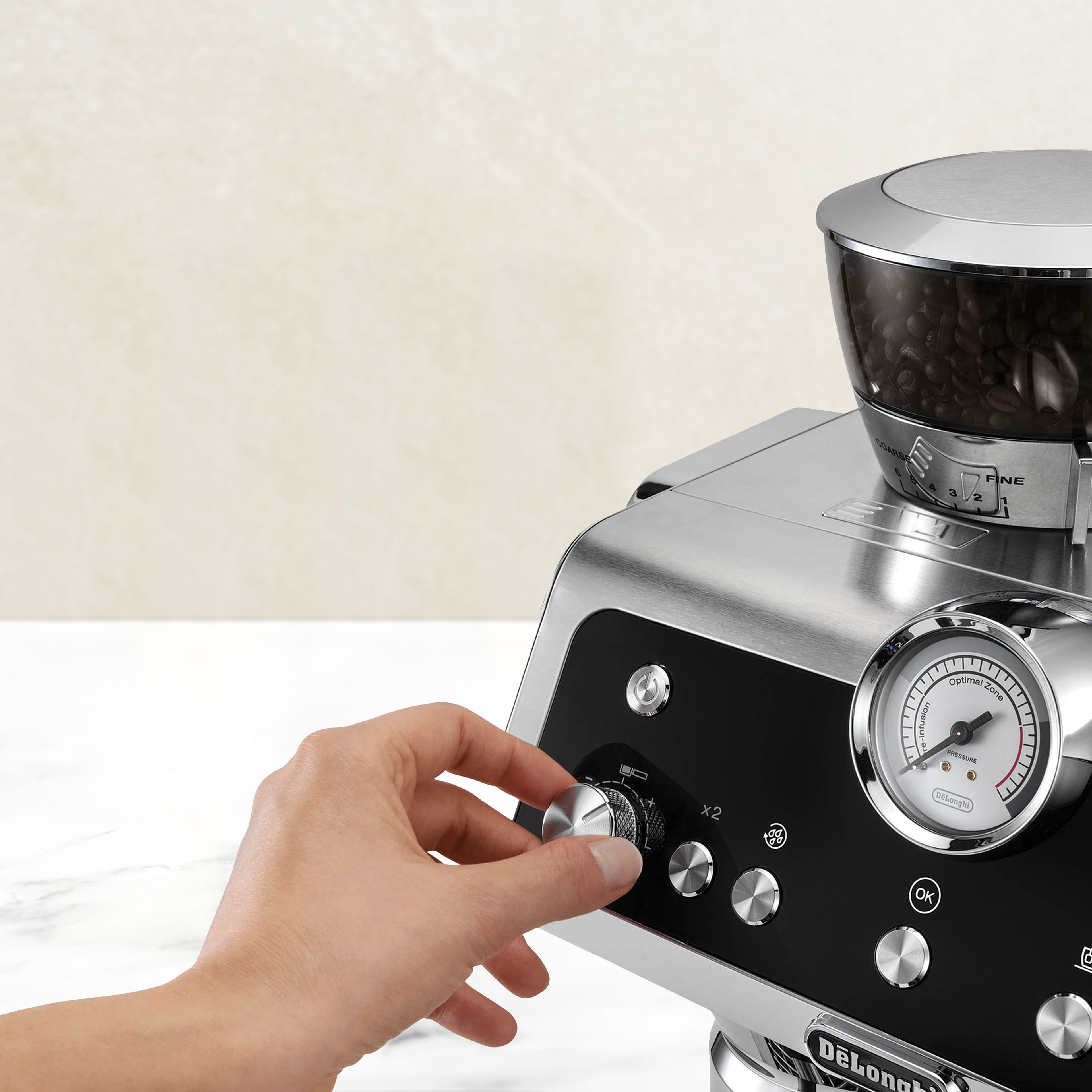 De'Longhi La Specialista Opera Home Cafe Kit: Manual Bean to Cup Machine with Cold Brew