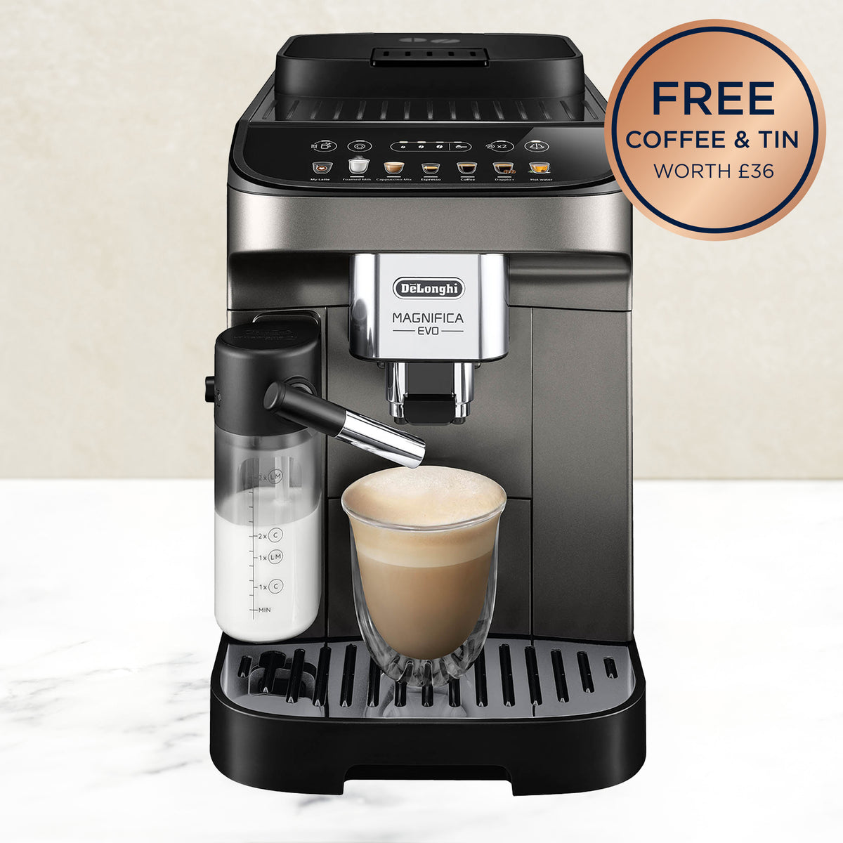De&#39;Longhi Magnifica Evo Fully Automatic Bean to Cup Coffee Machine