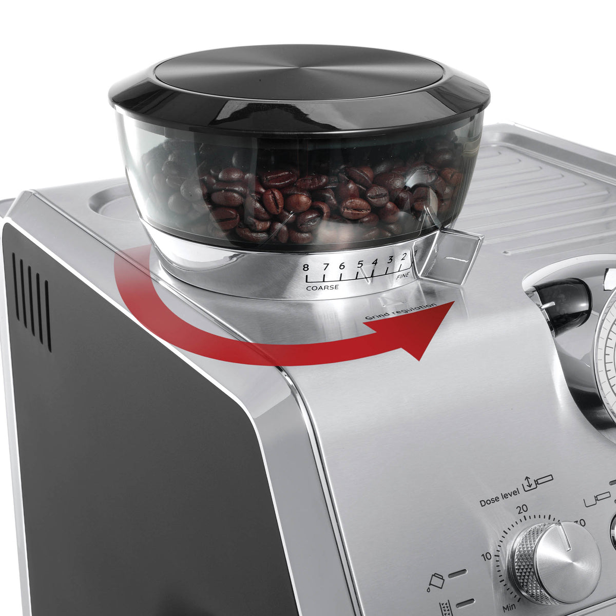 De&#39;Longhi La Specialista Arte Evo Manual Bean to Cup Coffee Machine with Cold Brew
