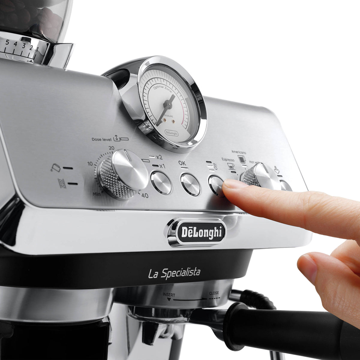 De&#39;Longhi La Specialista Arte Evo Manual Bean to Cup Coffee Machine with Cold Brew