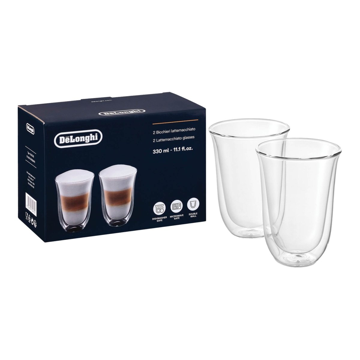 Latte Glass Set of 2 - Accessories - CafePod