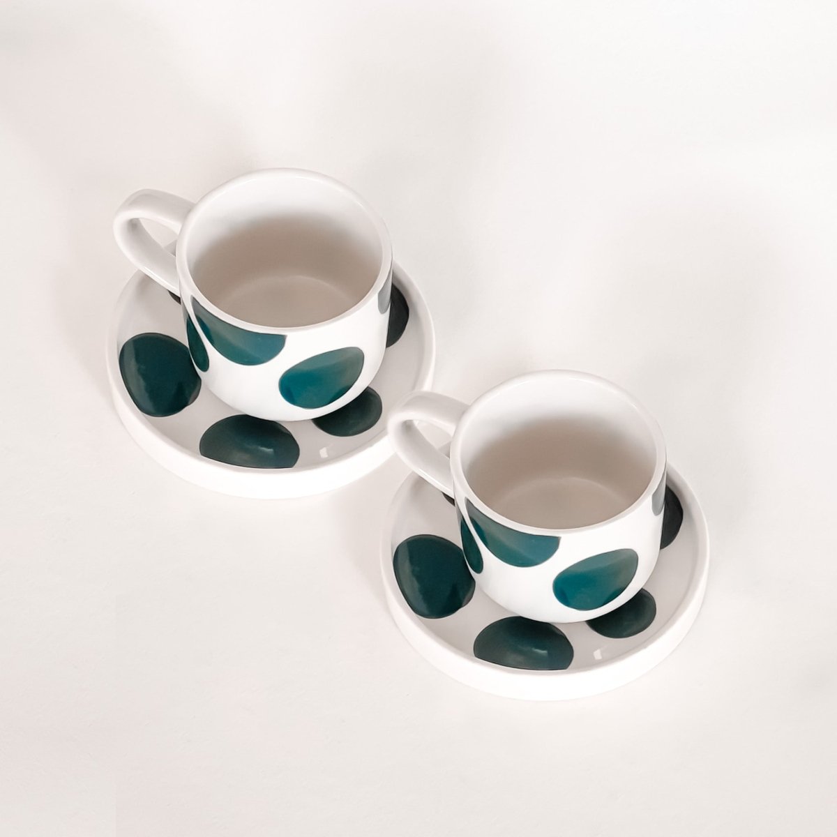 Dotty Espresso Cup Saucer Set 2