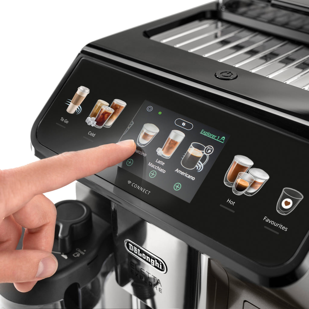 De'Longhi Eletta Explore Hot & Cold Bean to Cup Coffee Machine