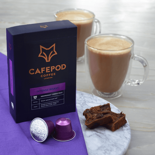 Intense Roast 36 Pod Pack - Nespresso® Compatible - CafePod
