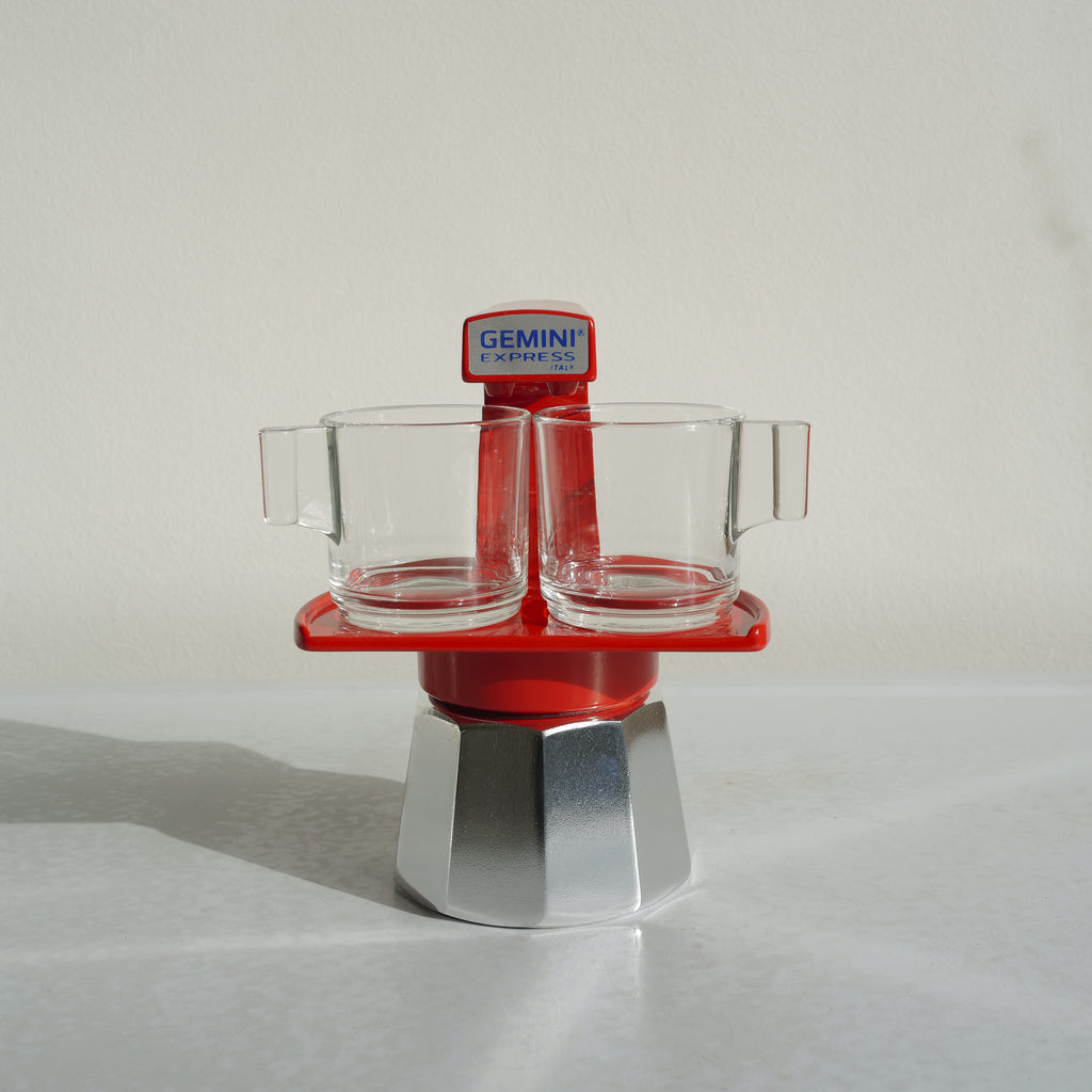 Gemini Express Moka Pot (Red)