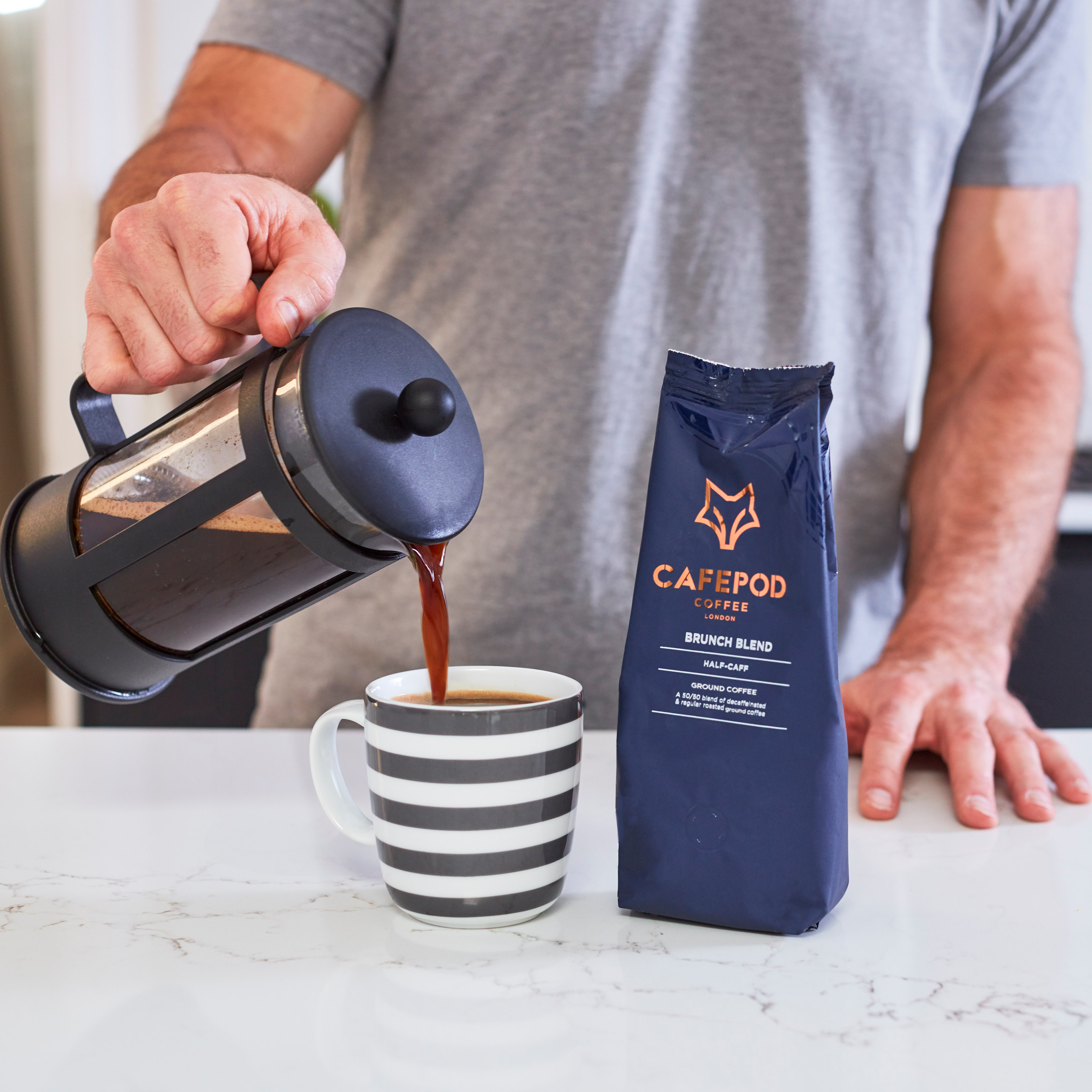 Half-Caff Brunch Blend Ground Coffee