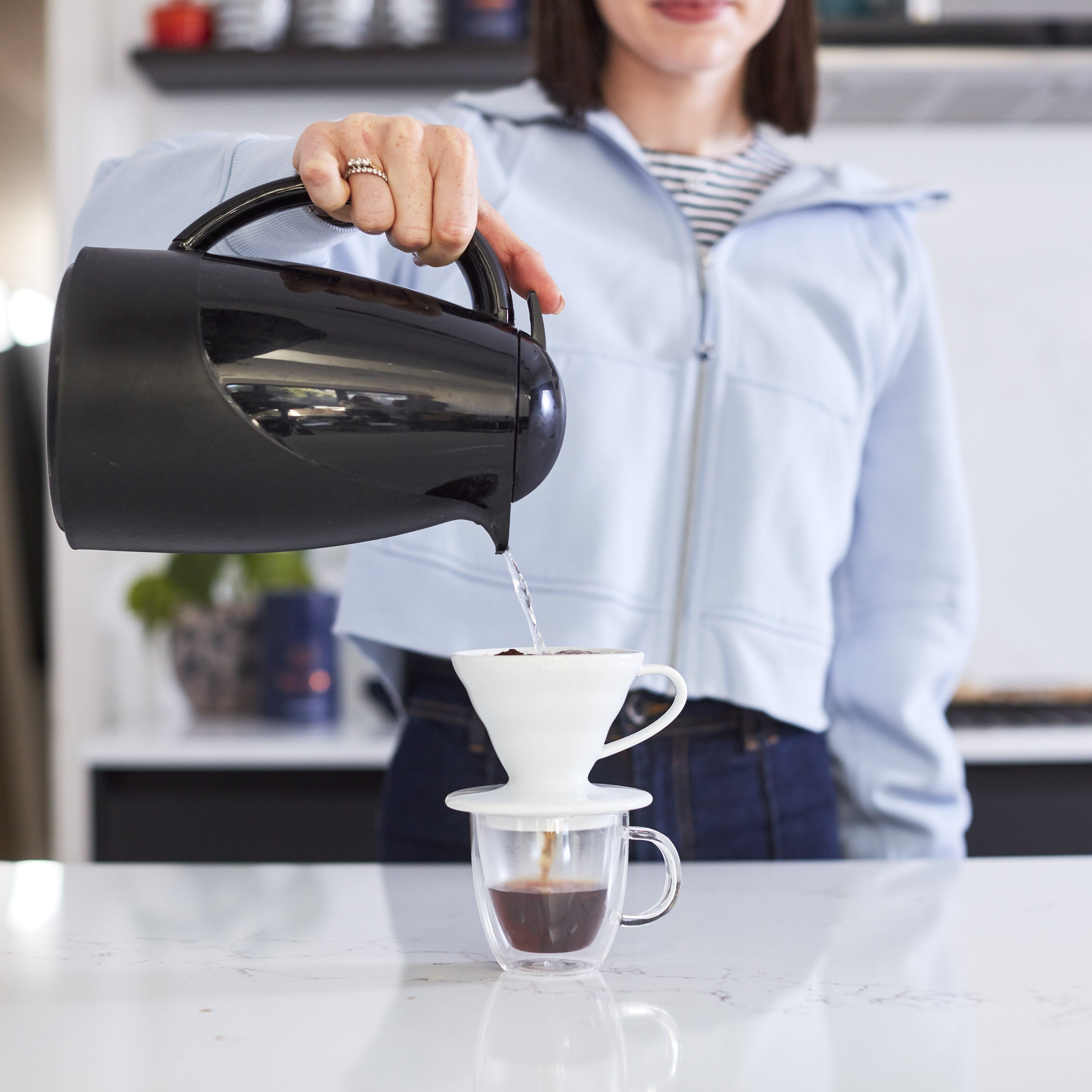 Hario V60 Plastic Coffee Dripper - Size 01