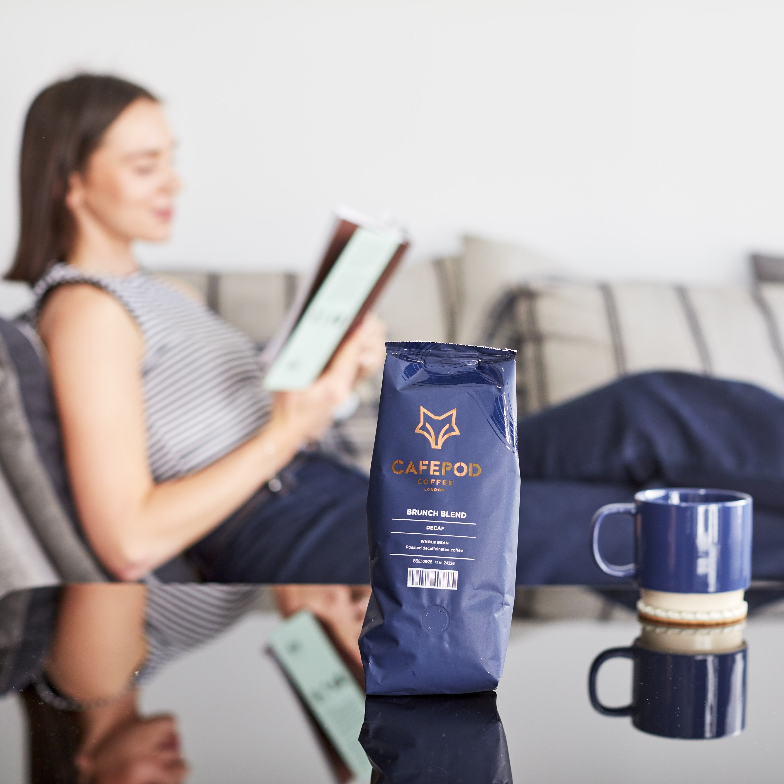 Decaf Brunch Blend Coffee Beans - 200g