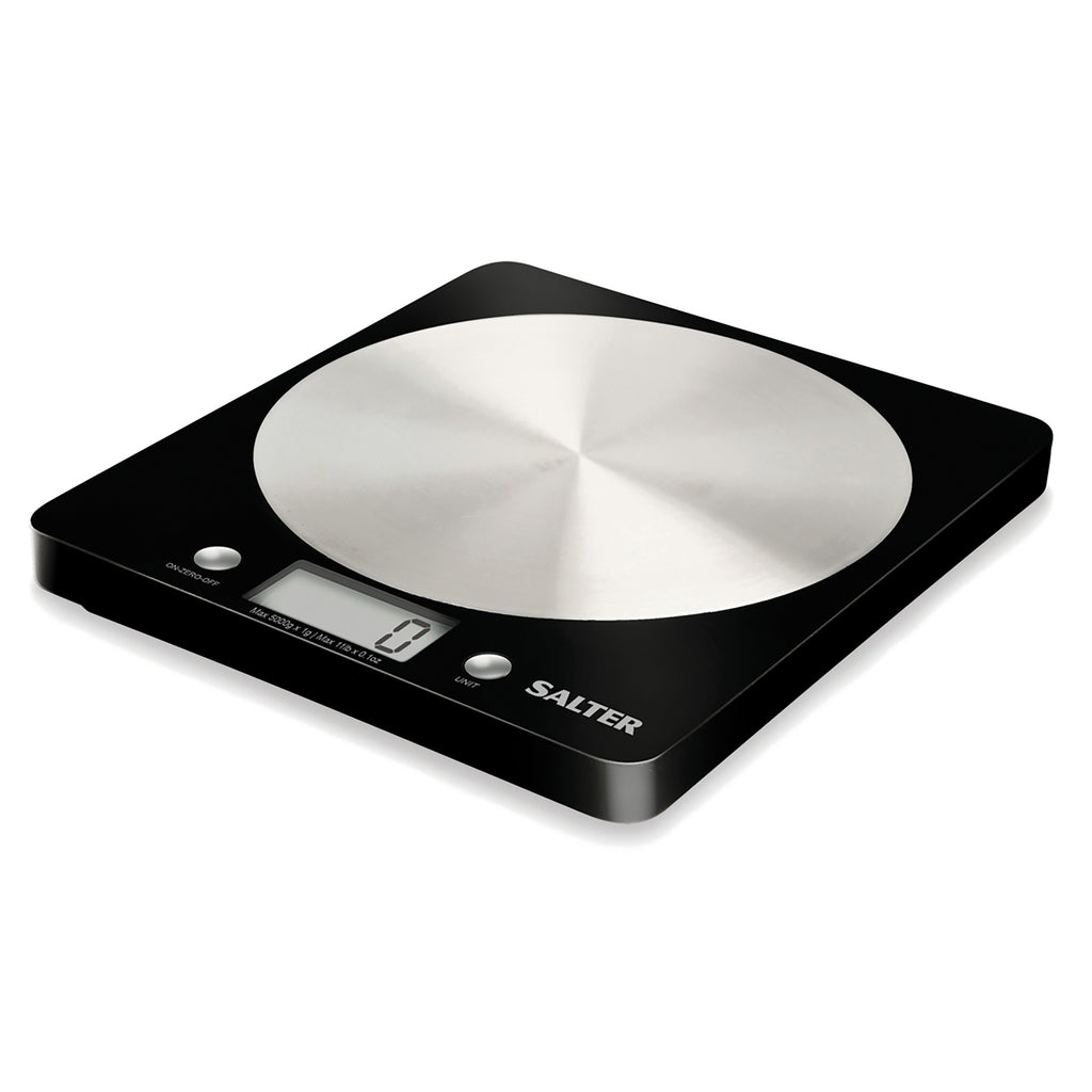 Salter Electronic Kitchen Scale (Black/Silver)