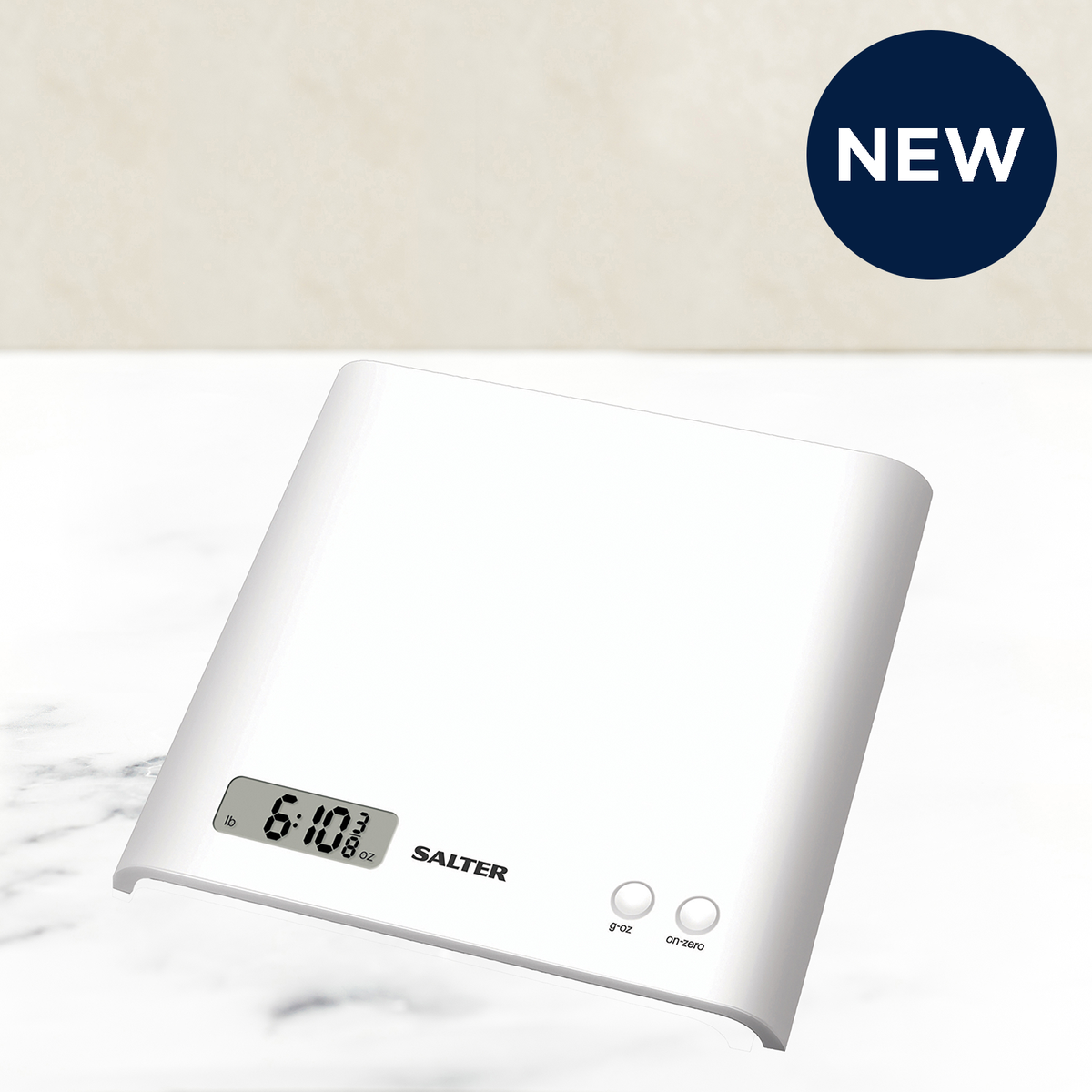 Salter Electronic Platform Scale (White)