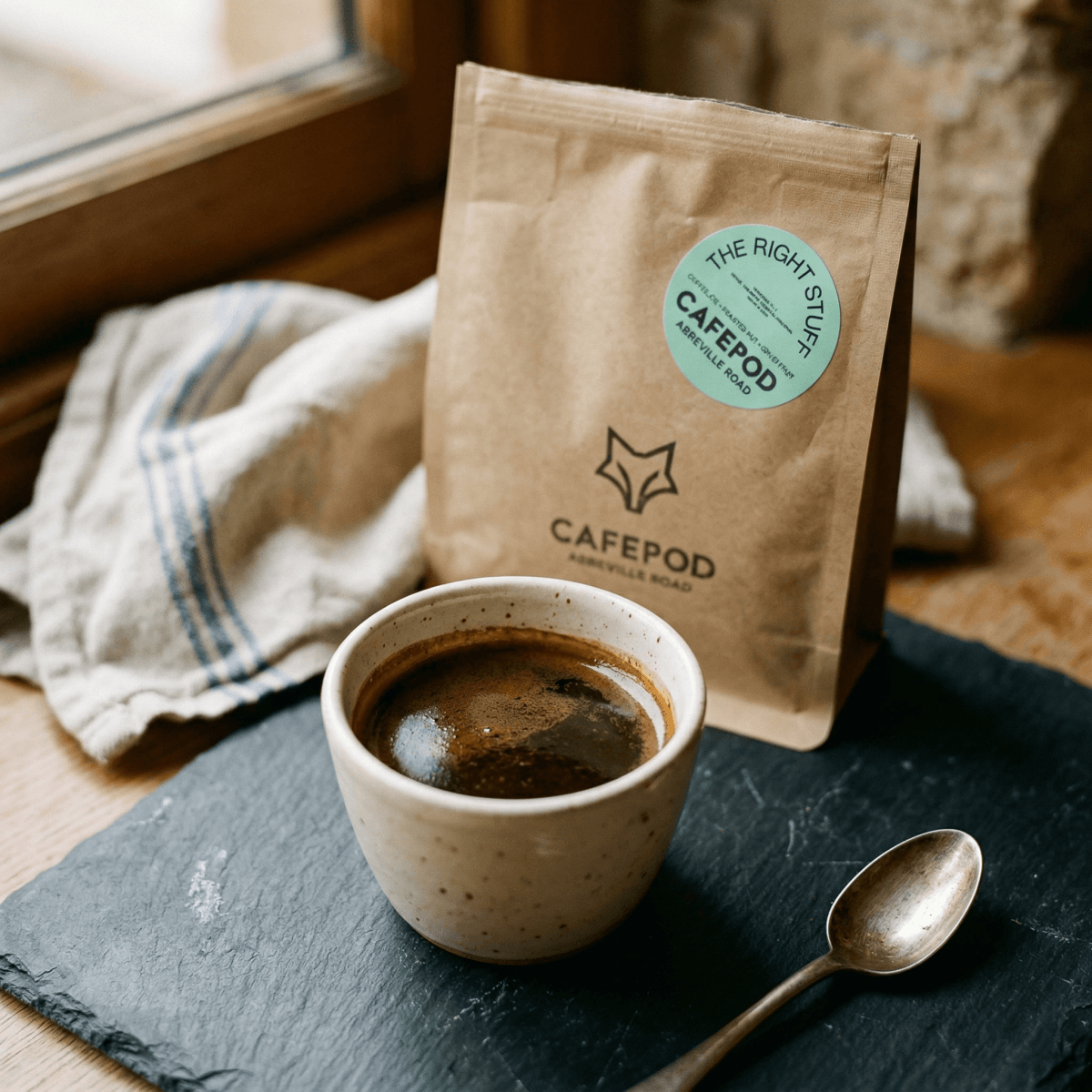 The Right Stuff - Whole Bean - CafePod