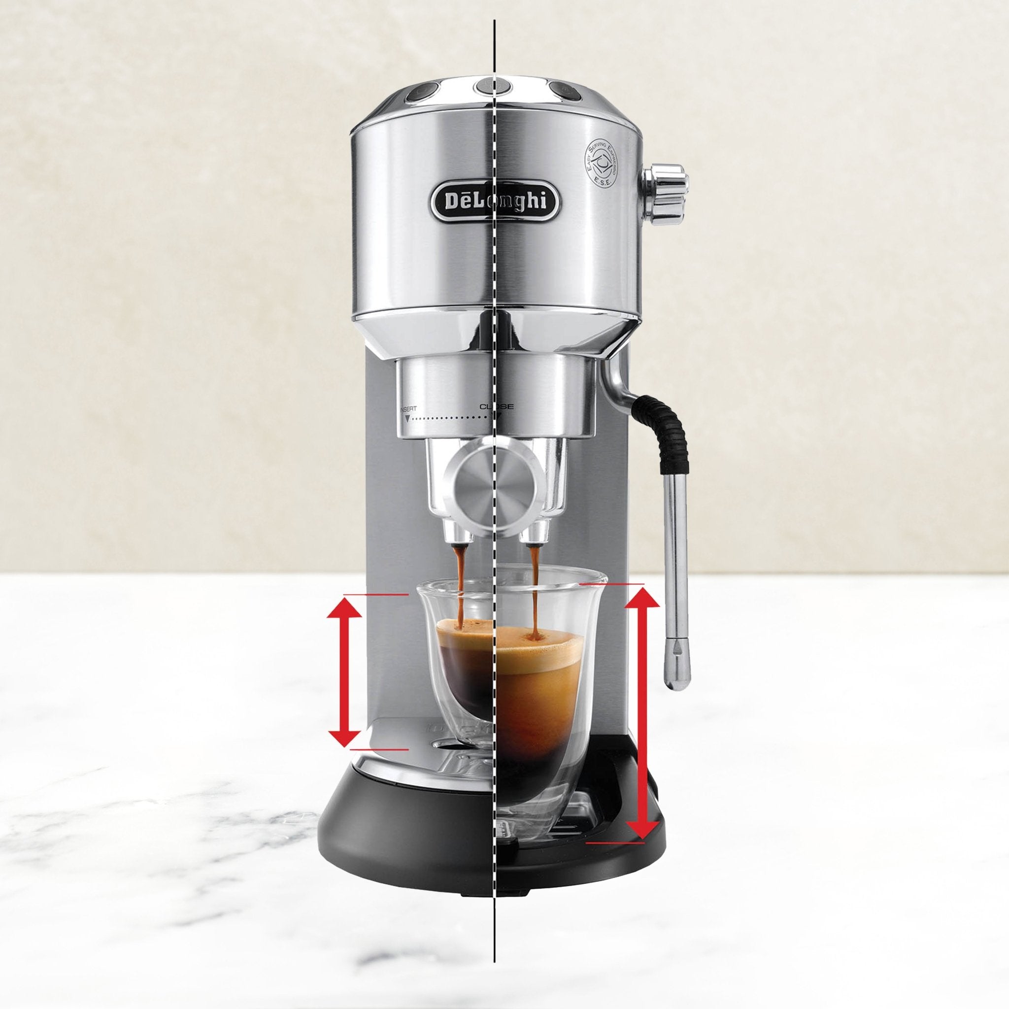 De'Longhi Dedica Arte Manual Espresso Coffee Machine – CafePod
