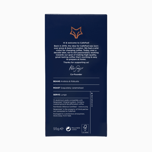 Decaf Brunch Blend - Nespresso® Compatible - CafePod