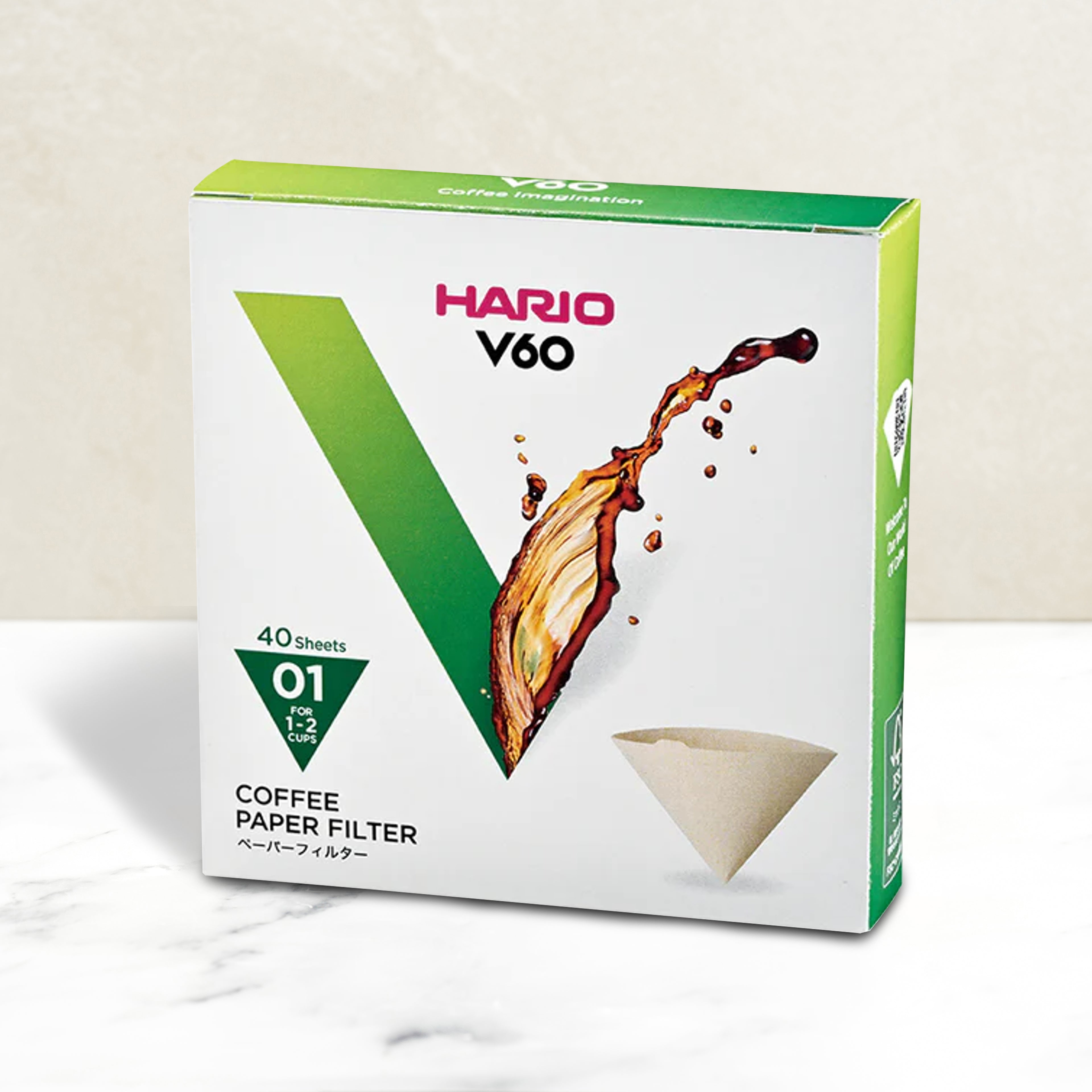 Hario V60 Filter Papers (40 Pack)