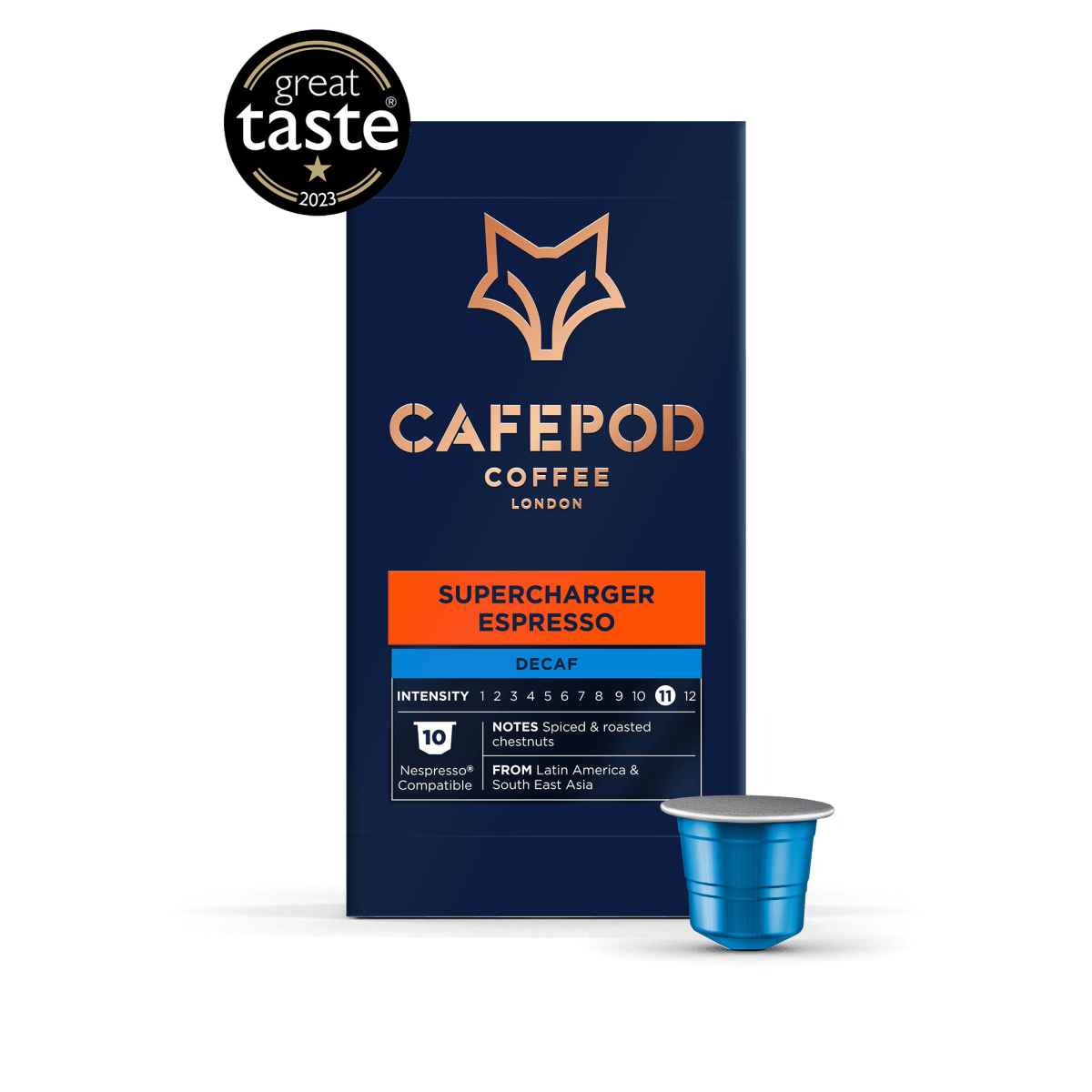 Decaf Supercharger Espresso - Bundle Component - NC 36PB - CafePod